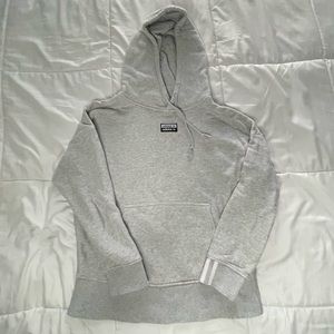 Grey Adidas Sweatshirt Hoodie